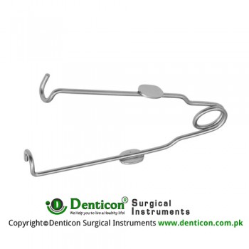 Bose Tracheal Retractor Stainless Steel, 7 cm - 2 3/4"